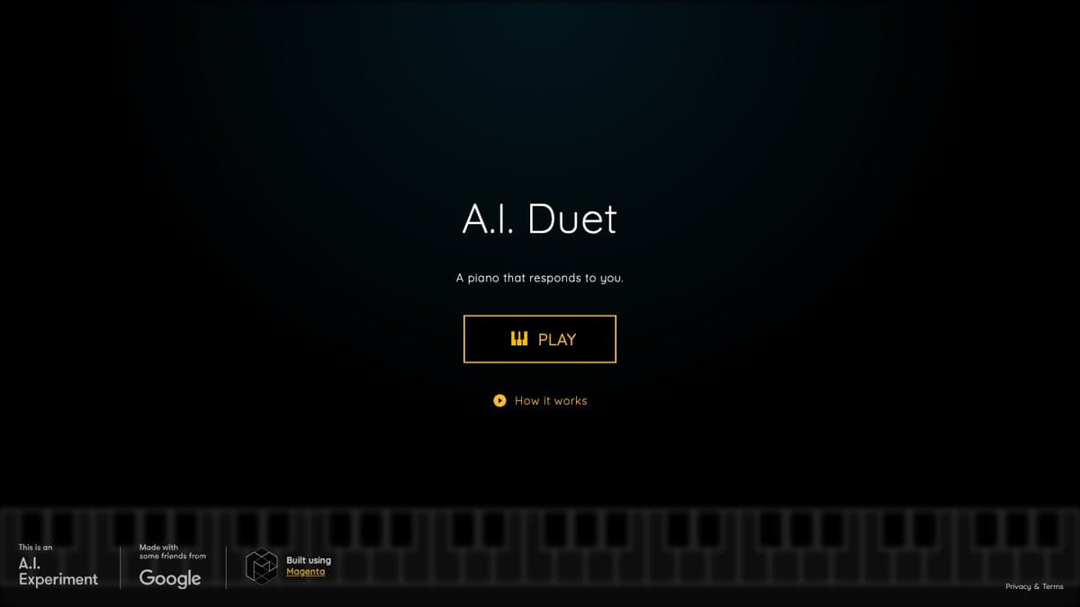 A.I. Duet website