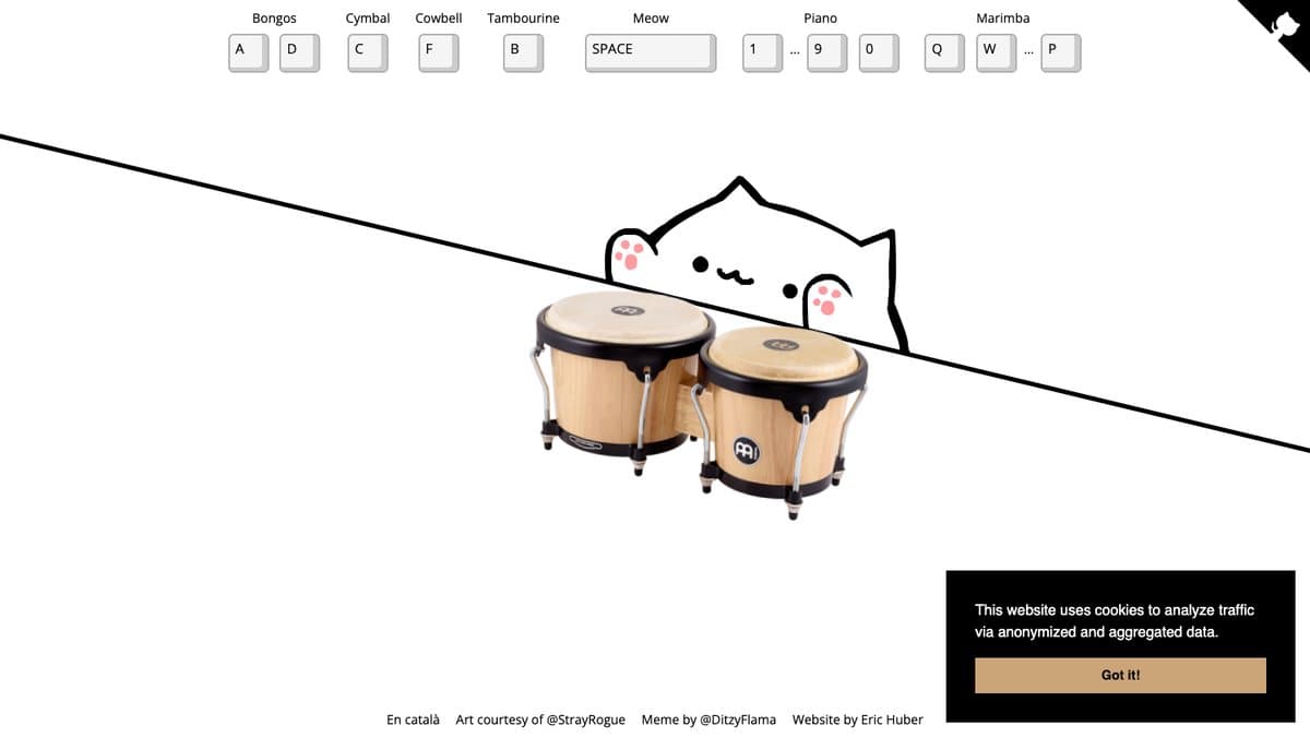 Bongo Cat website
