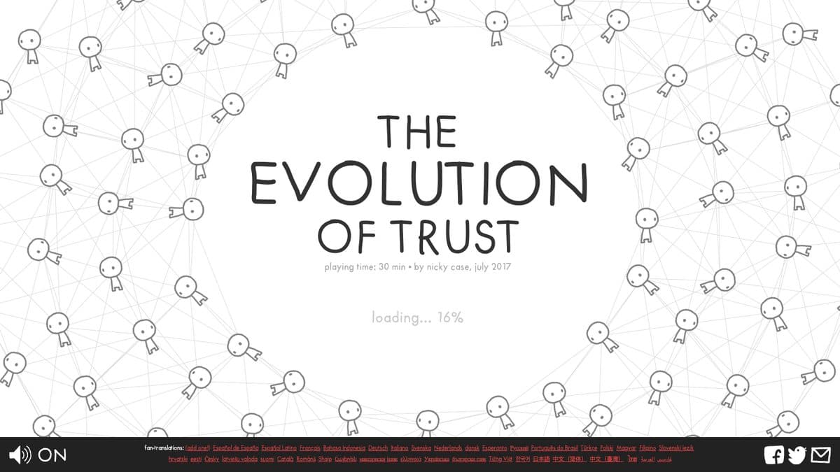 The Evolution of Trust website