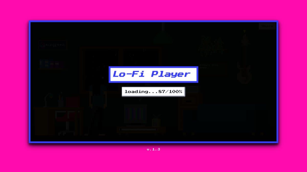 Lo-Fi Player website