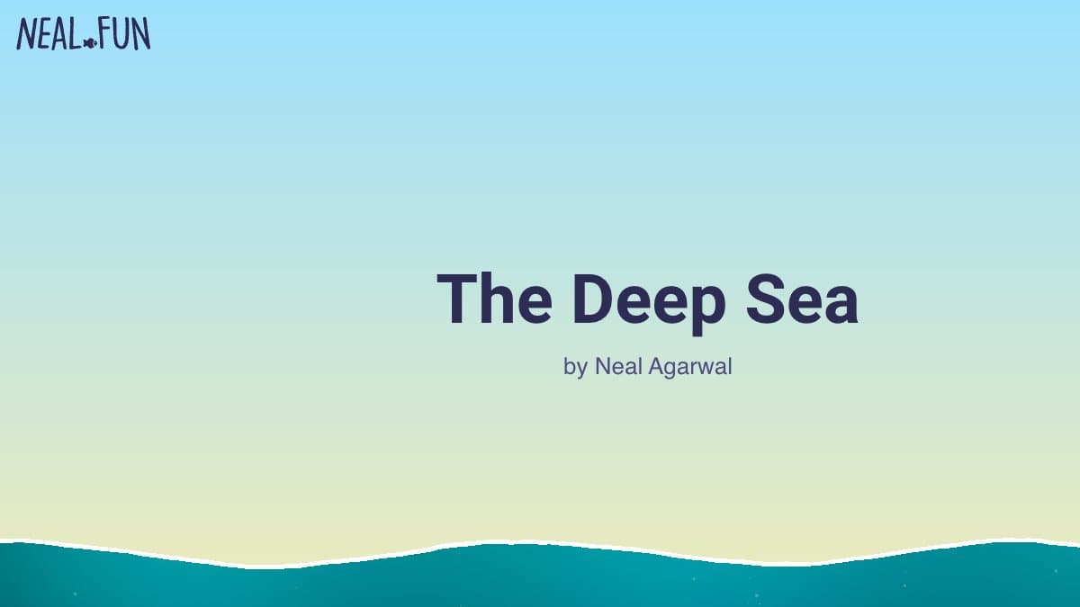 The Deep Sea website