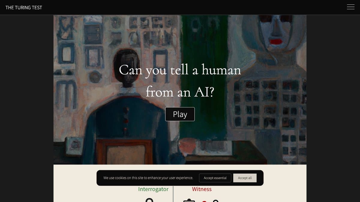 Turing Test Live website