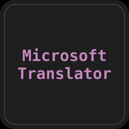 Microsoft Translator logo