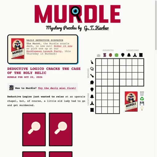 Murdle logo