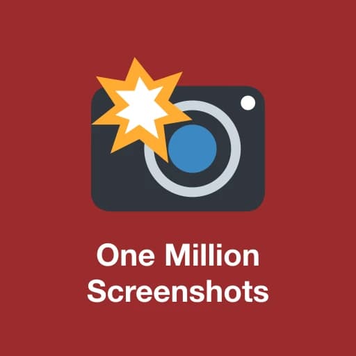 One Million Screenshots logo