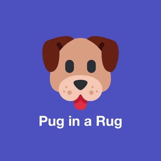 Pug in a Rug logo