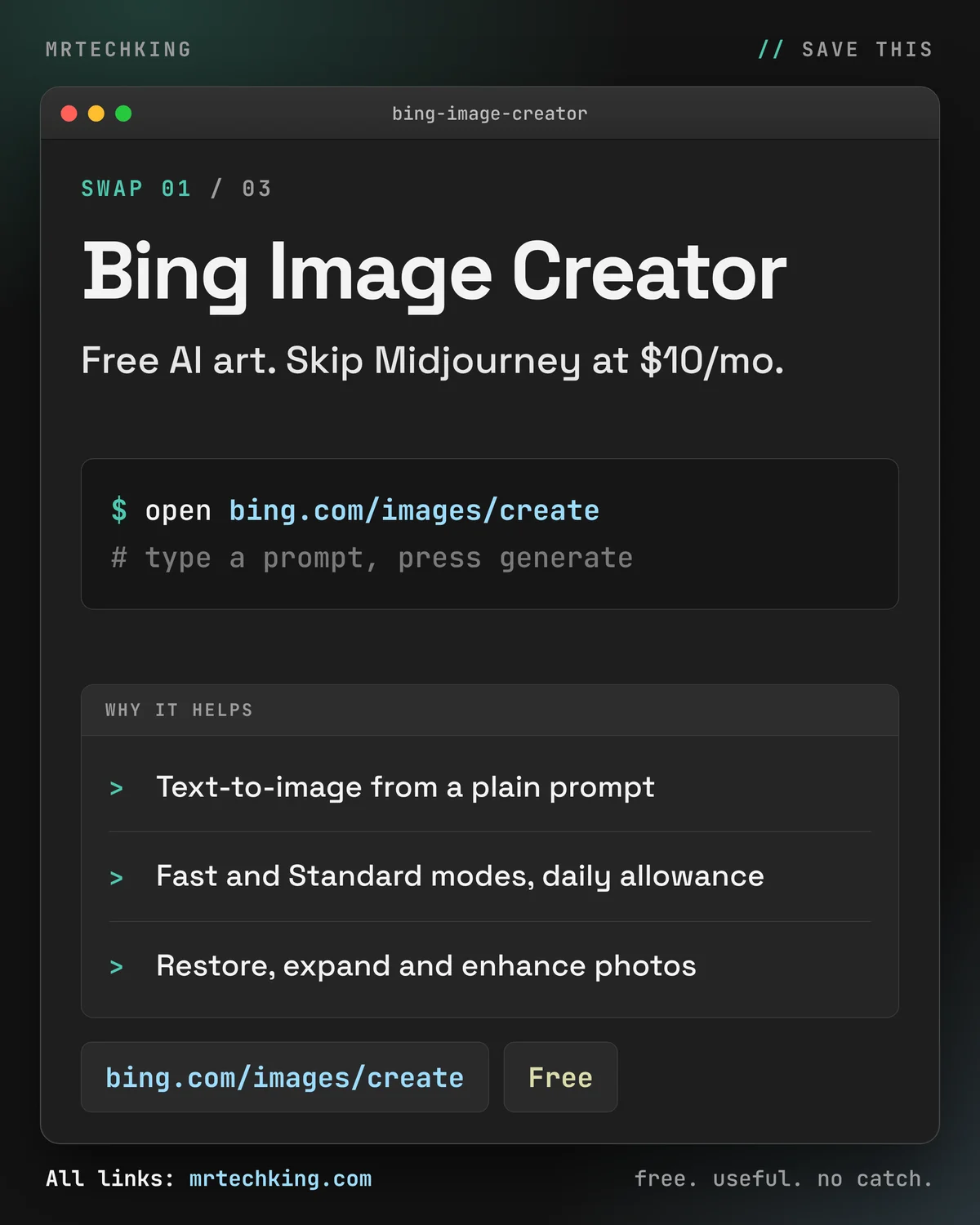 Bing Image Creator: free AI art, skip Midjourney at $10 a month